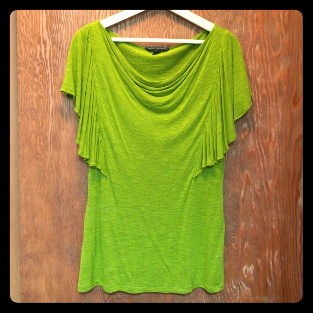 Olive green Banana Republic top.